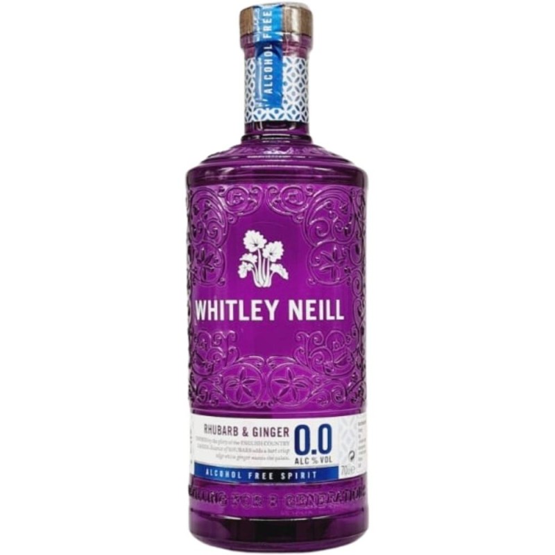 Gin cu Rubarba si Ghimbir Whitley Neill, fara Alcool, 0.7 l