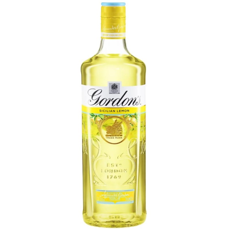 Gin Gordons Sicilian Lemon, Alcool 37.5%, 0.7 l