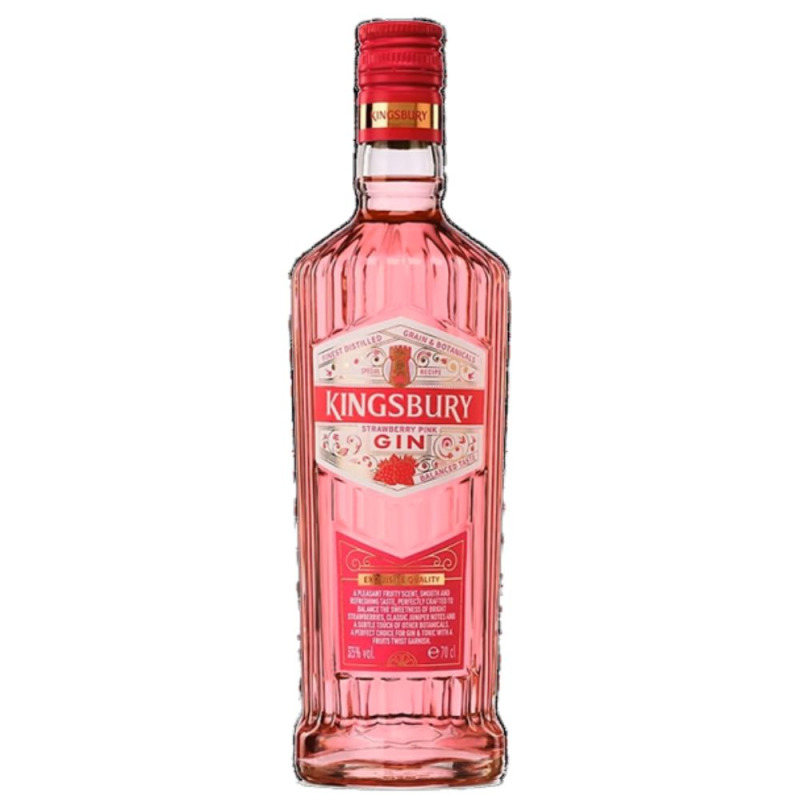 Gin Kingsbury Pink, Alcool 37.5%, 0.7 l