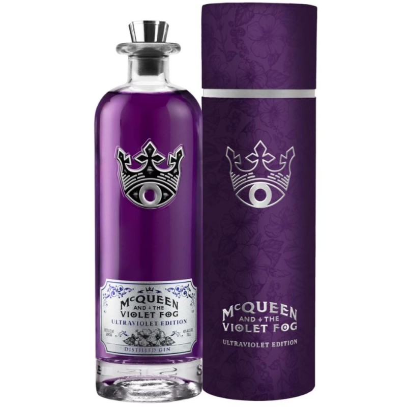 Gin McQueen Ultraviolet Fog, Tub, Alcool 40%, 0.7 l
