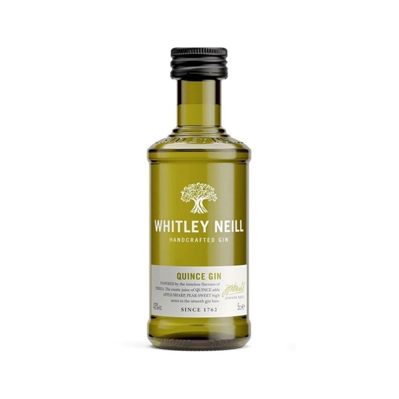 Gin Whitley Neill, Gutui, Quince Gin, 43% Alcool, Miniatura, 0.05 l