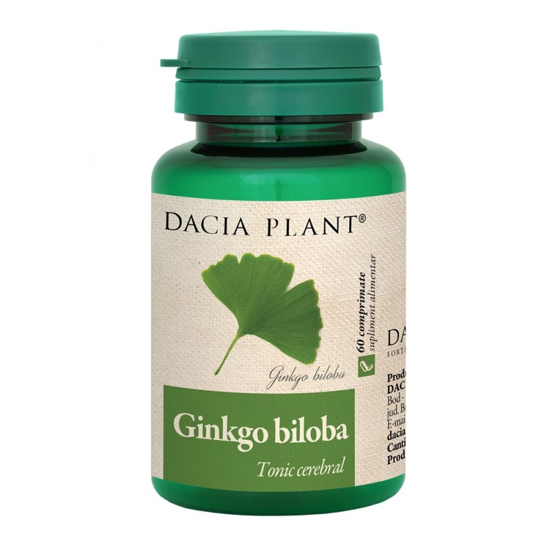 Ginkgo Biloba, 60 Comprimate, Dacia Plant