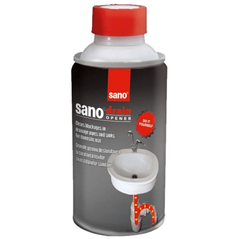 Granule pentru Desfundat Scurgeri Sano Drain, 200 g