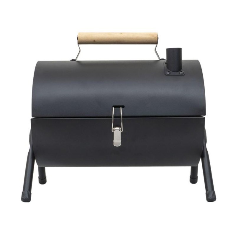 Gratar Cilindric, Metalic, 2 Grile Gatire, Negru