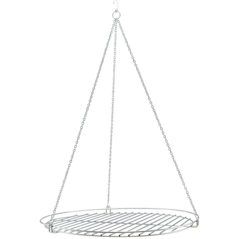 Gratar Cromat Suspendat cu Lant, 50 cm, Perfect Home