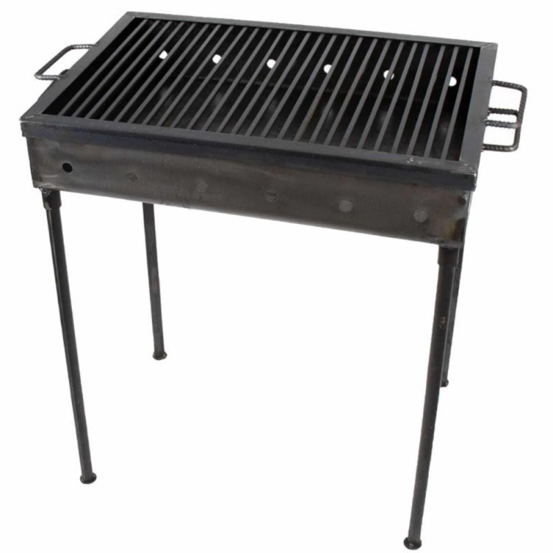 Gratar Metalic, 70 x 40 cm, pe Carbuni