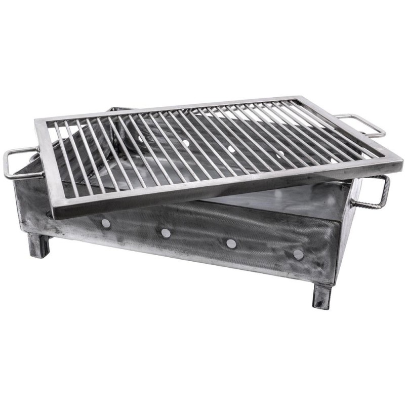 Gratar pe Carbuni, Metalic, Sita Inox, Dimensiune 50 x 35 mm