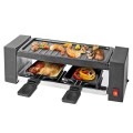 Grill Electric pentru 2 Persoane, Placa 23 x 10cm, Spatula, 400W, Nedis Gourmet/Raclette