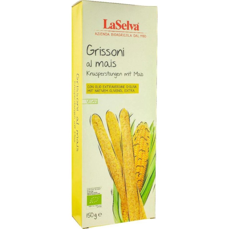 Grisine din Porumb, La Selva, Bio, 150 g