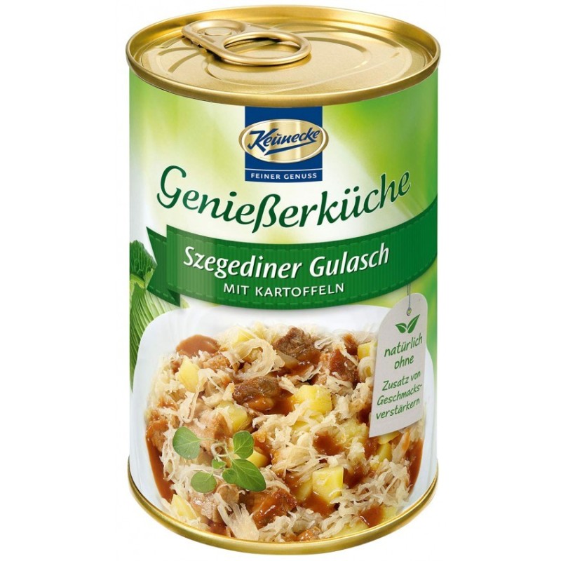 Gulas in Stil Szeged cu Cartofi, 400 g, Keunecke