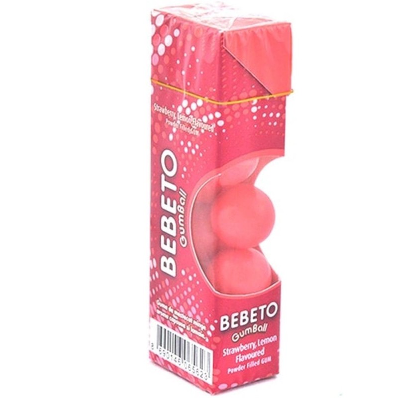 Guma de Mestecat Minge cu Capsuni Bebeto, 25 g