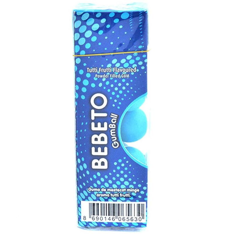 Guma de Mestecat Minge cu Tutti Frutti Bebeto, 25 g