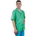 Halat Medical Barbati Andi Premium, Maneca Scurta, Inchidere Nasturi, 3 Buzunare, Verde deschis, L