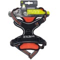 Ham pentru Caini Hiking, Portocaliu/Negru, Marime XL, M-Pets