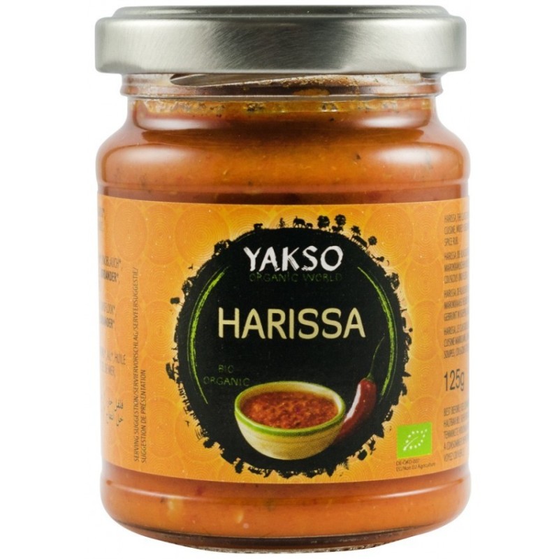 Harissa Pasta Picanta Bio, 125 g, Yakso