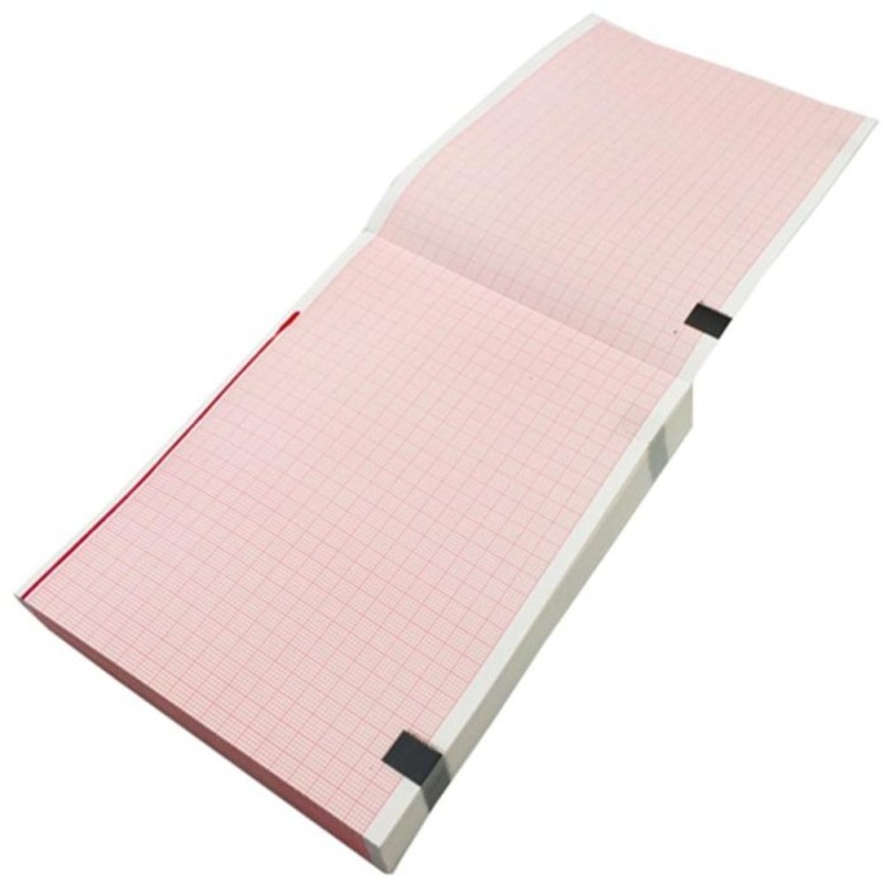 Hartie Electrocardiograf, Prima, 110 mm x 140 mm, Nihon Kohden, 143 Coli, Portocalie