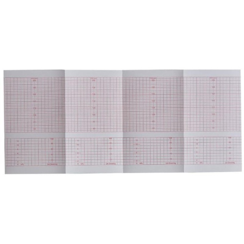 Hartie Electrocardiograf, Prima, 152 mm x 90 mm, Biocare, Corometrics, 150 Coli