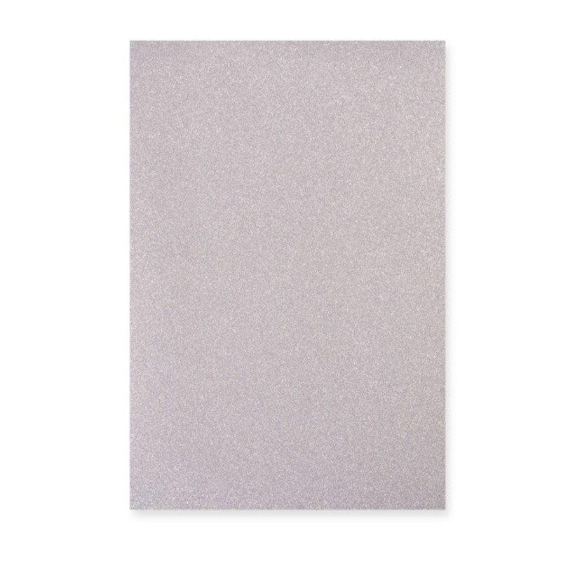 Hartie Glitter Autoadeziva, Argintie, Format A4, 10 Coli, Statovac