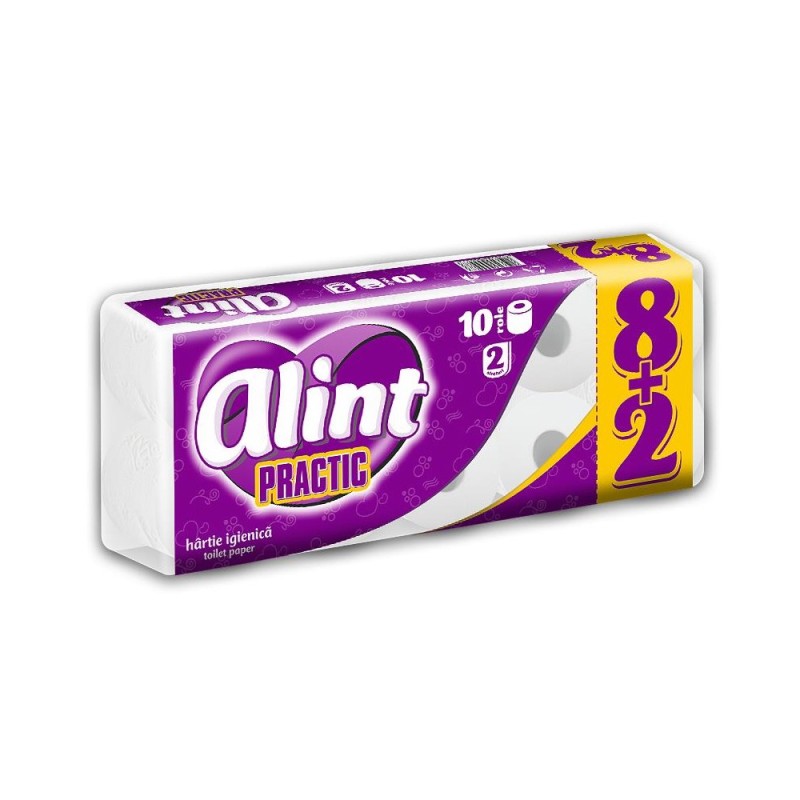 Hartie Igienica Alint, 2 Straturi, 10 Role