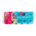 Hartie Igienica, Cotton Like, Baby Powder, 3 Straturi, 10 Role, 200 Foi, Perfex