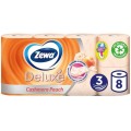 Hartie Igienica Deluxe, 3 Straturi, Piersica, Zewa, 8 Role