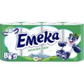 Hartie Igienica Emeka Mountain Fresh, 3 Straturi, 8 role