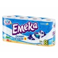 Hartie Igienica Emeka Ocean Breeze 3 Straturi 8 Role