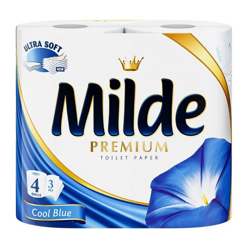 Hartie Igienica Milde Cool Blue 4 Role 3 Straturi