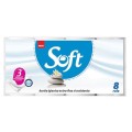 Hartie Igienica Sano Soft 3 Straturi, 8 Bucati