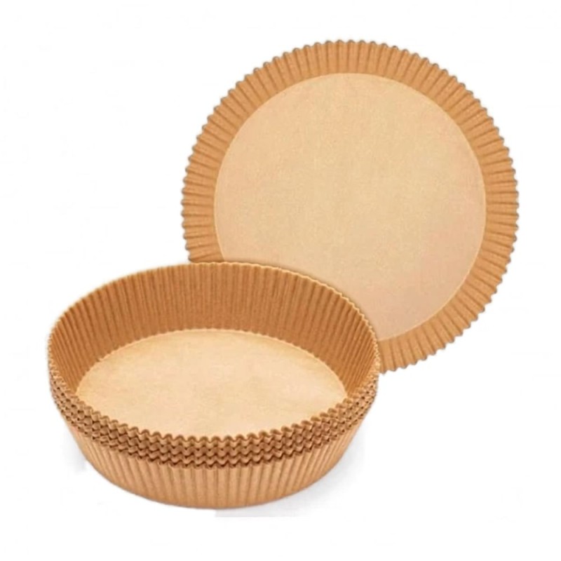 Hartie pentru Airfryer Rotunda 20 x 4.5 cm, Z Tools, 50 Bucati