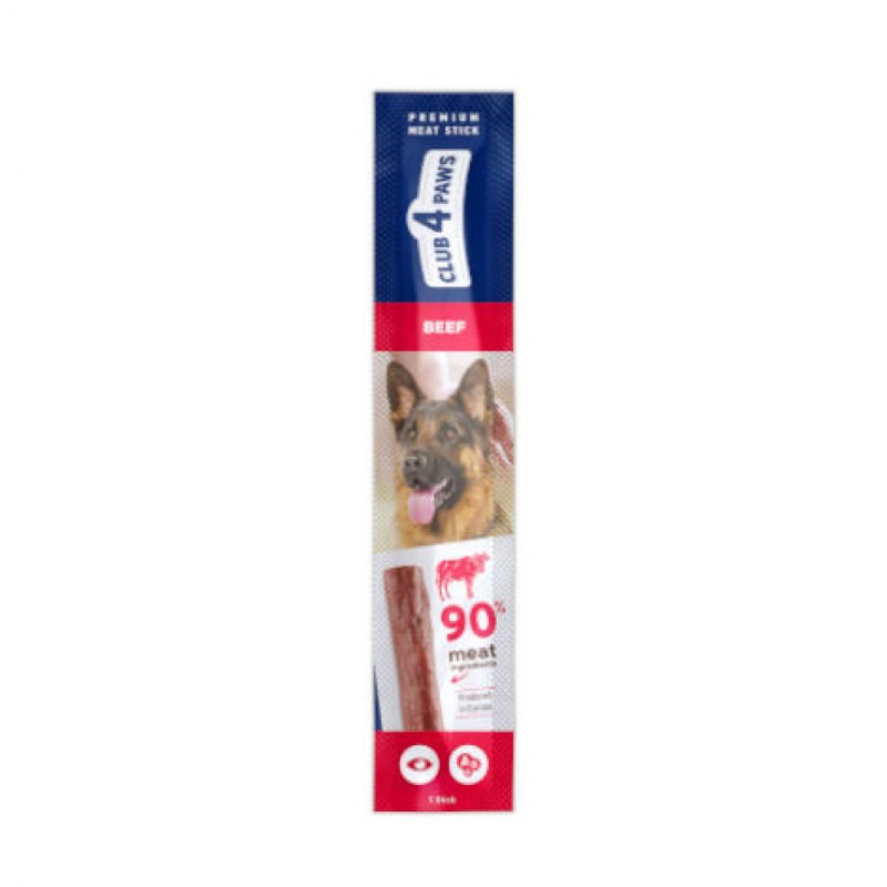 Hrana Caini Club 4 Paws, Premium Meaty Baton cu Vita, 120 g