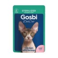 Hrana Caini Gosbi Delicat Sterilized, Pui cu Creveti, Rulada, 70 g