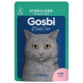 Hrana Caini Gosbi Delicat Sterilized, Pui si Sardine, Rulada, 70 g