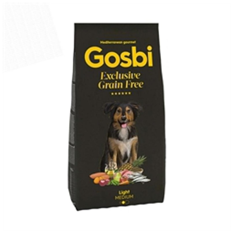 Hrana Caini Gosbi Exclusive Grain Free Light Medium, 12 kg
