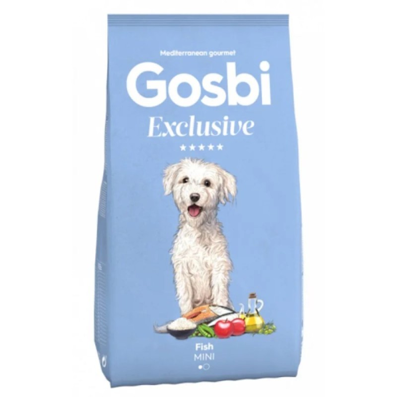 Hrana Caini Gosbi Professional Exclusive Mini, peste si Orez, 18 kg