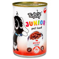 Hrana Caini Juniori Tuf Tuf, Pui Vita, 415 g