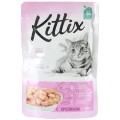 Hrana Pisici Adulte Kittix, cu Iepure, 24 x 85 g