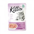 Hrana Pisici Adulte Kittix, Curcan, 24 x 85 g