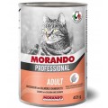 Hrana Pisici Adulte Morando Professional, Bucati cu Creveti si Somon Conserva, 405 g