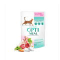 Hrana Pisici Adulte Optimeal cu Miel in Aspic, 85 g