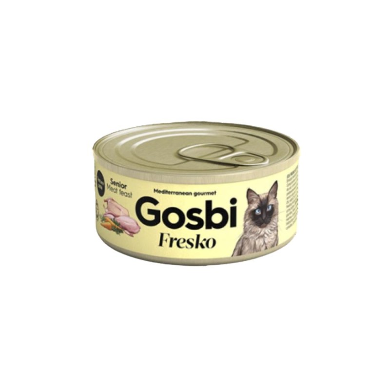 Hrana Pisici Fresko Cat Senior Meat Feast, 70 g