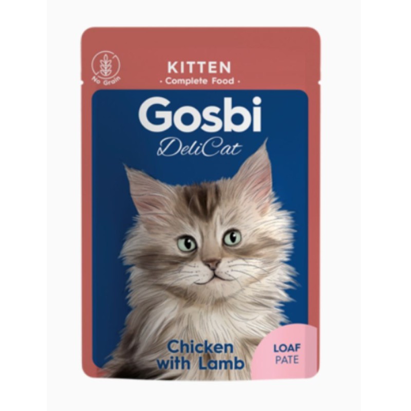 Hrana Pisici Gosbi Delicat Kitten, Rulada Miel, 70 g