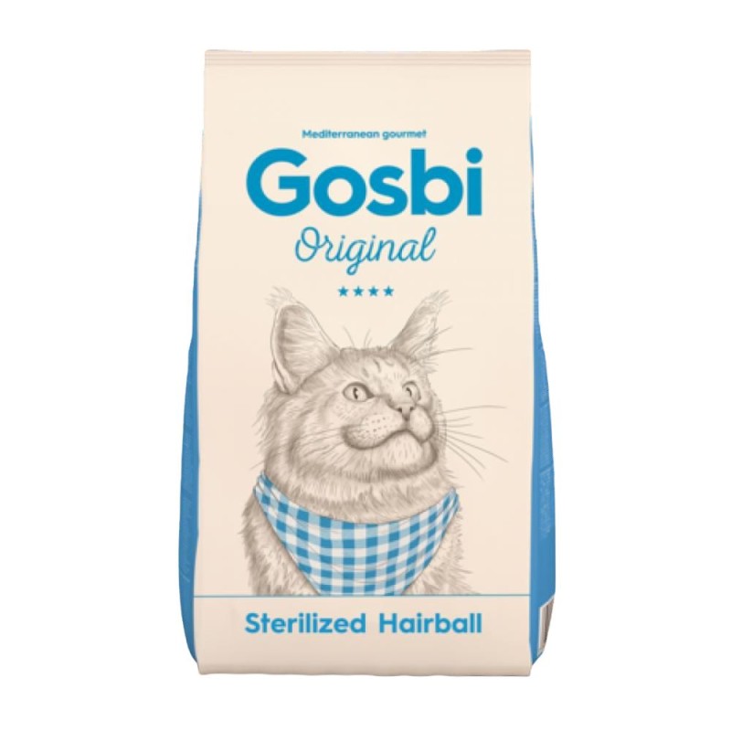 Hrana Pisici Gosbi Original Cat Sterilized Hairball, 3 kg