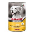 Hrana Umeda Caini, Adult, Morando Professional, Bucati cu Pui si Curcan, Conserva 1250 g
