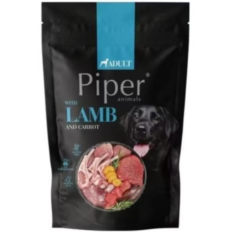 Hrana Umeda pentru Caine Adult cu Carne de Miel, Morcovi si Orez Brun, 500 g