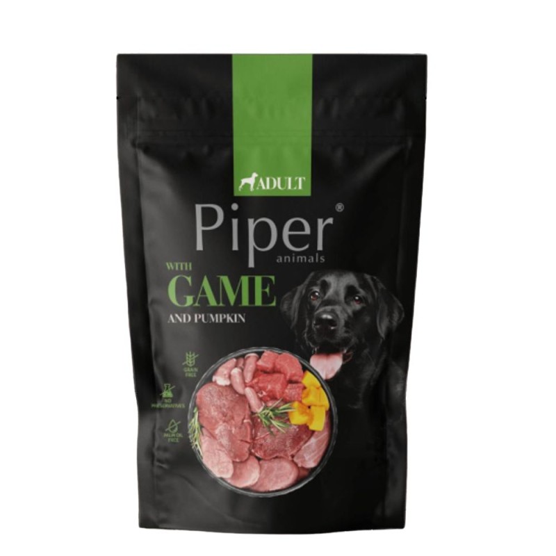 Hrana Umeda pentru Caine Adult cu Carne de Vanat si Dovleac, 500 g