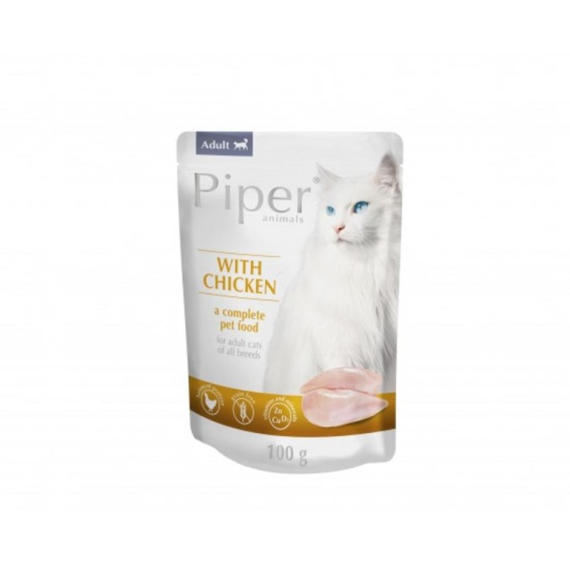 Hrana Umeda pentru Pisici cu Pui, 100 g, Piper Cat