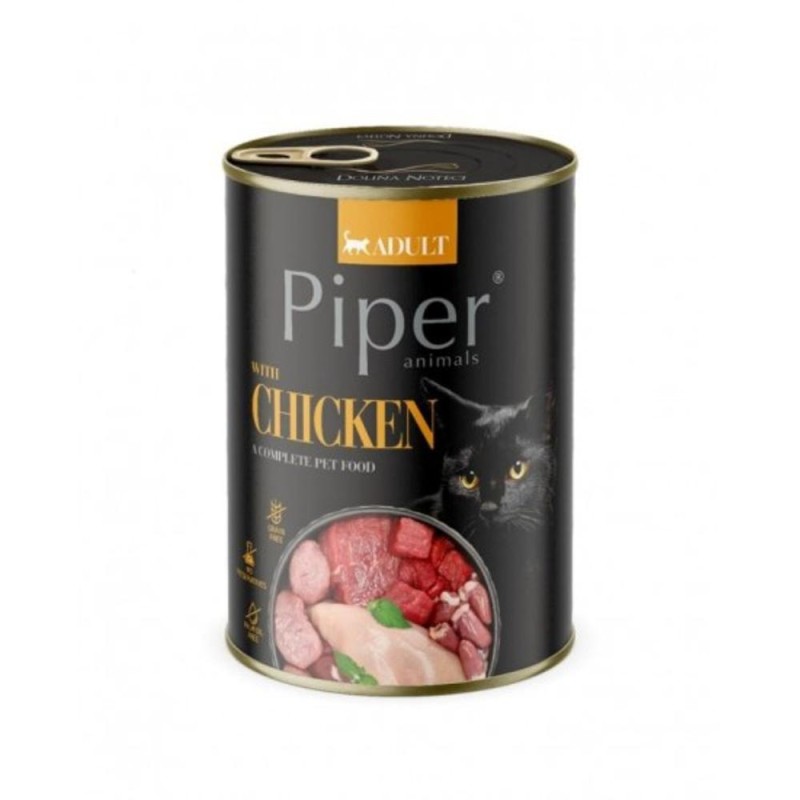 Hrana Umeda pentru Pisici cu Pui, 400 g, Piper Cat