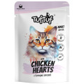 Hrana Umeda Pisici Tuf Tuf cu Inimi de Pui, Plic, 300 g