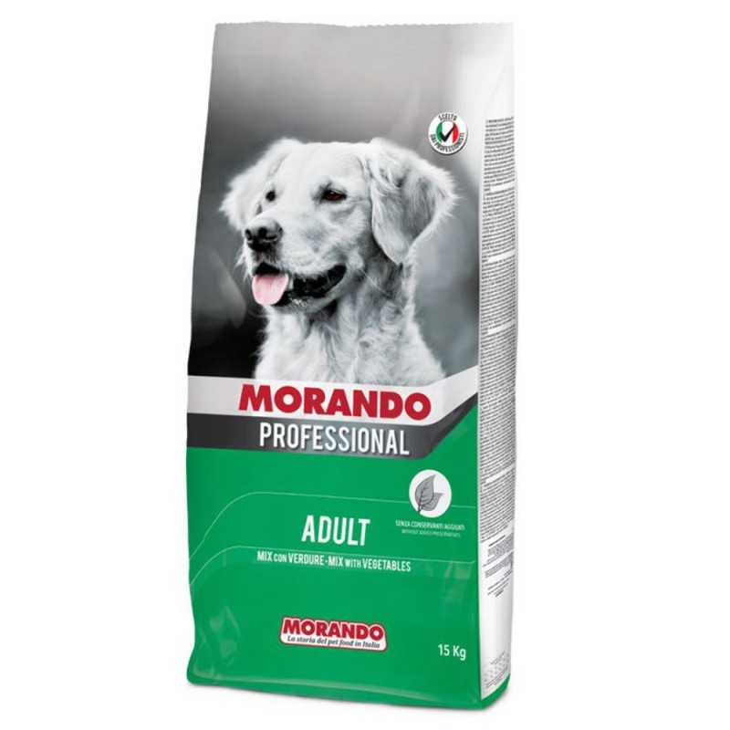 Hrana Uscata Caini, Adult, Morando Professional, Mix Crochete cu Legume, 15 kg